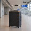 TraveLux Urban VIII gurulós bőrönd szett fekete
