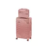 TraveLux Urban VIII gurulós bőrönd szett lazacrózsaszín