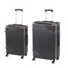 TraveLux Urban XI gurulós bőrönd szett fekete