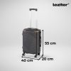 TraveLux Urban XX gurulós bőrönd szett fekete