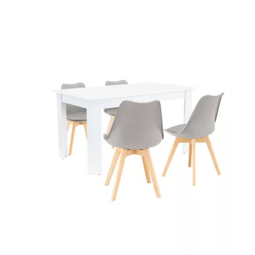 Zara 41 étkező garnitúra szürke-fehér