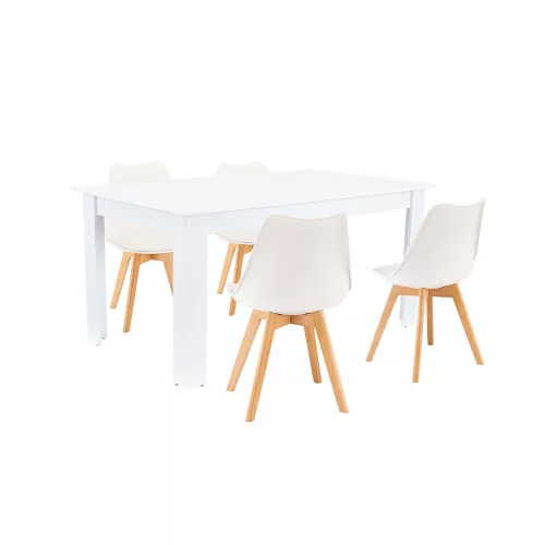 Lola 41 étkező garnitúra fehér-fehér