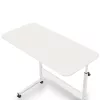 Állítható magasságú laptopasztal 80x40 cm fehér