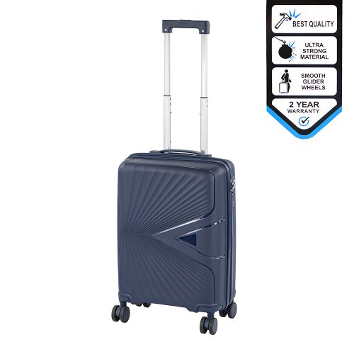 TraveLux Endure kabinbőrönd keményfedeles levehető kerékkel 55x40x20 cm sötét kék