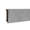 Vinyl SPC padlószegély Harbor beton szürke 2400x60x12 mm