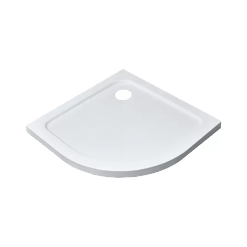 Modena Slim íves alacsony akril zuhanytálca 80x80x5,5 cm-es méretben