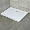 Modena Slim aszimmetrikus szögletes akril zuhanytálca, 80x100x5,5 cm-es méretben
