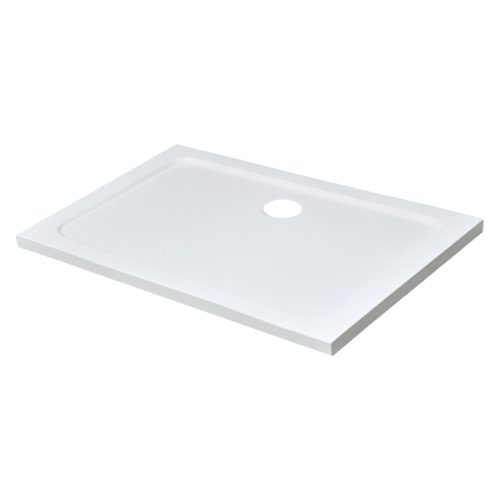 Modena Slim aszimmetrikus szögletes akril zuhanytálca, 80x120x5,5 cm-es méretben