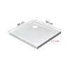 Modena Slim szögletes alacsony akril zuhanytálca, 80x80x5,5 cm-es méretben