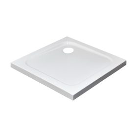 Modena Slim szögletes alacsony akril zuhanytálca, 90x90x5,5 cm-es méretben