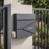 Homepost kültéri postaláda újságtartóval zárható antracit