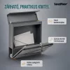 Homepost kültéri postaláda újságtartóval zárható antracit