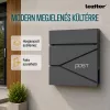 Homepost kültéri postaláda újságtartóval zárható antracit