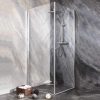 Sanoflex Brava dupla nyílóajtós szögletes sarokkabin kombináció zuhanytálca nélkül