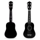 Fa Ukulele Gitár Gyerekeknek, 4 Nylon húr fekete