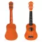 Fa Ukulele Gitár Gyerekeknek, 4 Nylon húr barna