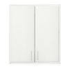 Nerva 60 fali szekrény 2 ajtóval, tükörfényes fehér