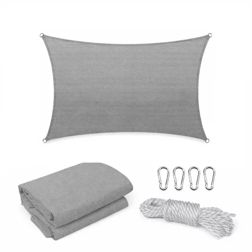 Rana napvitorla négyszög alakú 3x4 m szürke