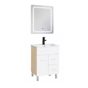Neo Vision 60 komplett fürdőszoba bútor sonoma tölgy-fehér