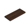 LEBEGŐPOLC 59,5 X 23,5 CM WENGE (BARNA)