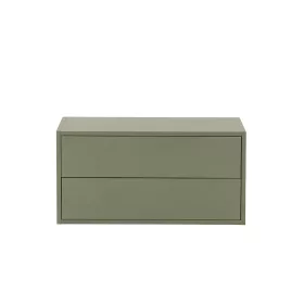Boxie 2 fiókos fali szekrény 40x80x37 cm zöld