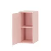 Boxie 1 ajtós fali szekrény 80x40x37 cm pink