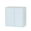 Boxie 2 ajtós fali szekrény 80x80x37 cm kék