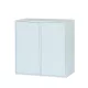 Boxie 2 ajtós fali szekrény 80x80x37 cm kék