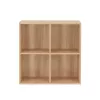 Boxie nyitott fali szekrény 80x80x37 cm sonoma tölgy