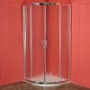 Briliant zuhanykabin chinchilla üveggel, középső kifolyású Stone öntöttmárvány zuhanytálcával