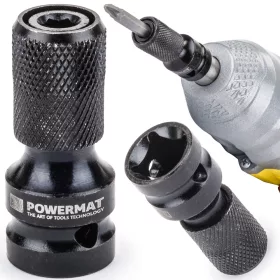 Ütvecsavarozó adapter 1/2 négyzettől 1/4 HEX PM-ASHU-05025T