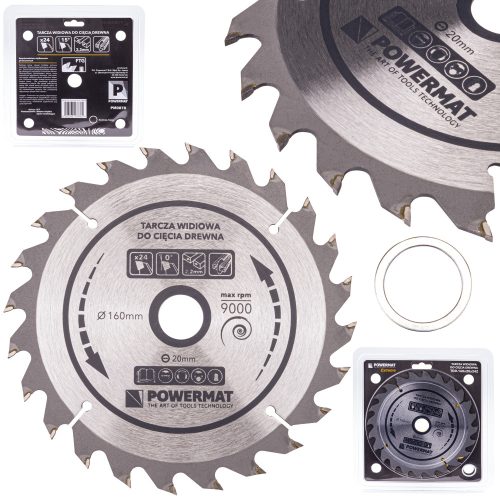 Fűrészkorong 160x20 24z TDD-160x20x24Z