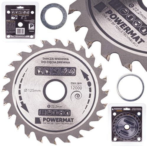 Fűrészkorong 125x22.2 24z TDD-125x22.2x24Z