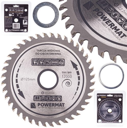 Fűrészkorong 125x22.2 40z TDD-125x22.2x40Z