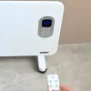 Methana elektromos fűtőtest 1000W/2000W teljesítménnyel, távirányítóval és fali konzollal felszerelve, ideális modern és hatékony fűtési megoldáshoz