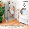Methana elektromos fűtőtest 1000W/2000W teljesítménnyel, távirányítóval és fali konzollal felszerelve, ideális modern és hatékony fűtési megoldáshoz