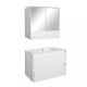 Porto 80 komplett fürdőszoba bútor tükörfényes fehér