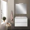 Porto Prime 80 komplett fürdőszoba bútor tükörfényes fehér