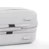 TraveLux Voyager kisméretű kézi bőrönd keményfedeles 26x31x14 cm szürke