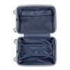 TraveLux Voyager kabinbőrönd keményfedeles levehető kerékkel 55x40x20 cm szürke