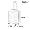 TraveLux Voyager kabinbőrönd keményfedeles 55x40x20 cm mályvarózsaszín