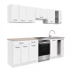 Praktik 240 konyhabútor fehér korpusz, fehér front