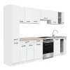 Praktik 270 konyhabútor fehér korpusz, fehér front