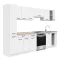 Praktik 270 konyhabútor fehér korpusz, fehér front