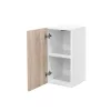 Praktik 30 felső szekrény 1 ajtós, fehér-sonoma tölgy