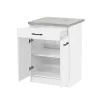 Praktik 60 alsó szekrény 2 ajtós 1 fiókos, fehér-fehér
