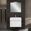 Primo Prime 80 komplett fürdőszoba bútor tükörfényes fehér színben