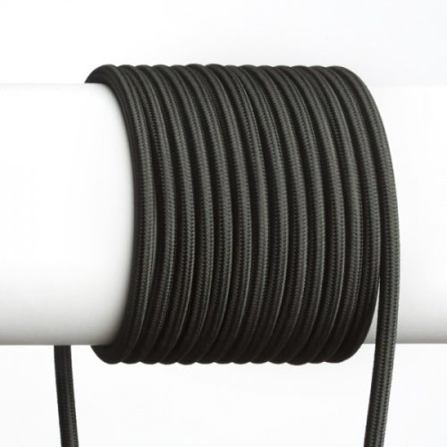 FIT 3x0,75 1bm textil kábel fekete