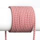 FIT 3x0,75 1bm textil kábel piros/fehér
