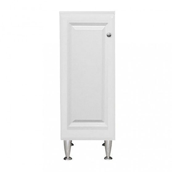 Rómeó alacsony szekrény 30 cm 1 ajtós, magasfényű fehér színben, balos